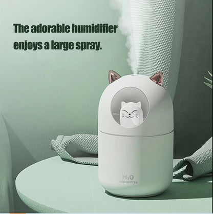 Cute Cat Mini USB Air Humidifier & Aroma Diffuser