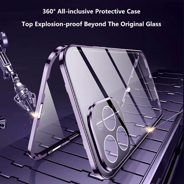 Double Glass Privacy Case for iPhone