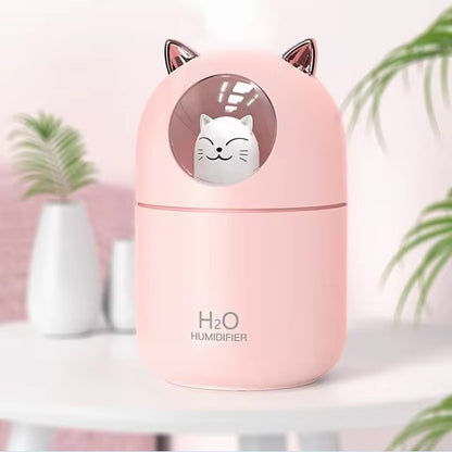 Cute Cat Mini USB Air Humidifier & Aroma Diffuser