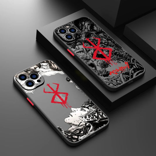 Berserk Anime Phone Case for Apple iPhone 7-15