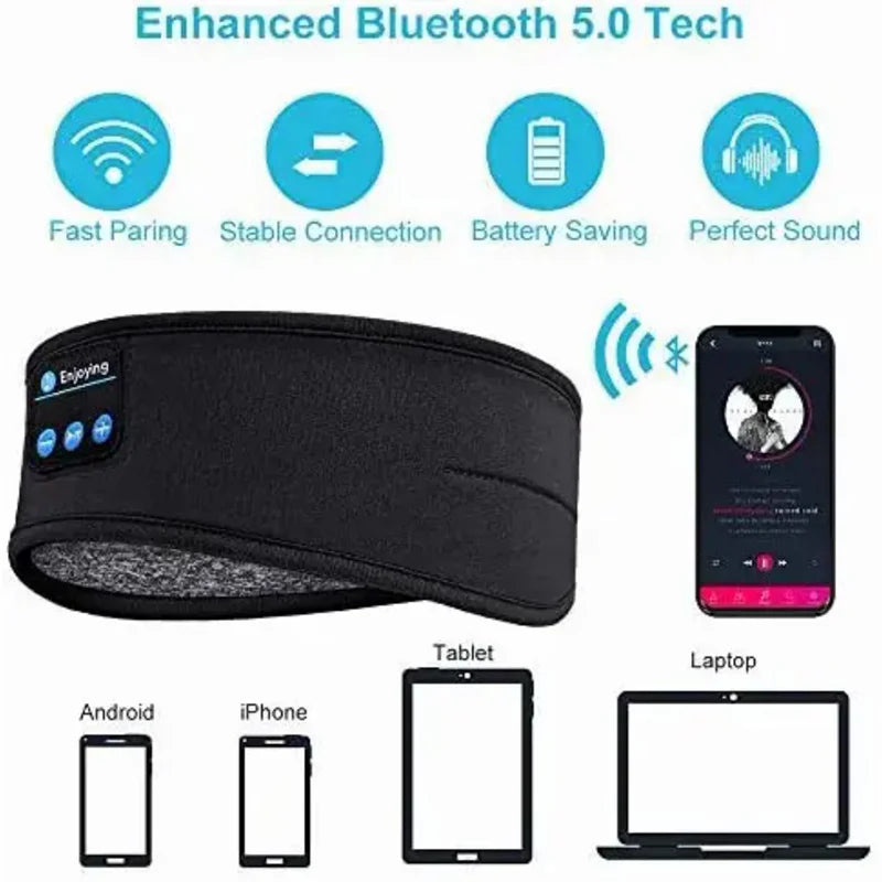 Bluetooth Sleeping Multimedia Band for Side Sleepers