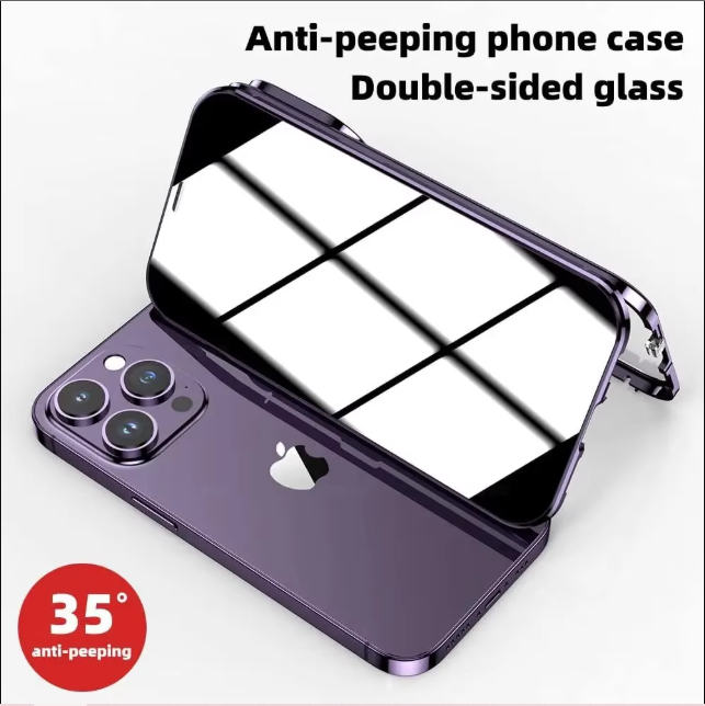 Double Glass Privacy Case for iPhone