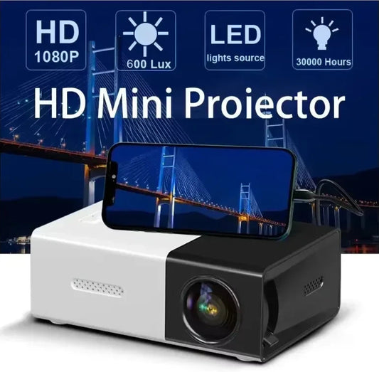 Portable Mini Laser Projector for 4K 1080P Movies and Smart TV